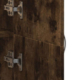 File Cabinet Smoked Oak 60x32x153 cm Engineered Wood 3276648