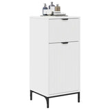 Bathroom Cabinet with Drawer with Door White 39.5 x 36 x 88 cm 883394