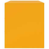 TV Cabinets 2 pcs Mustard Yellow 67x39x44 cm Steel 841638