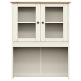 Dresser Top VIGO White 78x30x100 cm Solid Wood Pine 353206