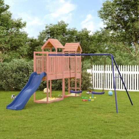 ZNTS Outdoor Playset Solid Wood Douglas 3190436