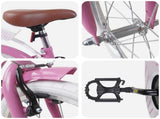 Kids Bike 18 Inches for 5-7 Years Old Light Pink 42009224