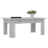 801183 Coffee Table Concrete Grey 100x60x42 cm Engineered Wood