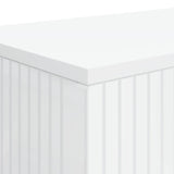 Console Table High Gloss White 155 x 29 x 74 cm Engineered Wood 899890