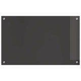 Kitchen Backsplash 2 pcs Dark Grey 80 x 50 cm Tempered Glass 3415462