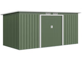 9ft x 4ft Metal Garden Shed, Outdoor Tool House with Foundation Kit, Ventilations and Double Doors, T3398P377666