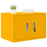 Storage Cabinet Mustard Yellow 60 x 40 x 40 cm Steel 891715