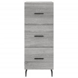 Highboard Grey Sonoma 34,5x34x180 cm Engineered Wood 3199255