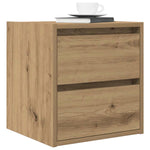 ZNTS Wall-mounted Bedside Cabinets 2 pcs Artisan Oak 38x34x40 cm 861264