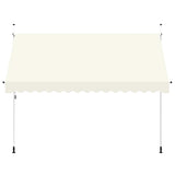 Manual Retractable Awning 350 cm Cream 143697