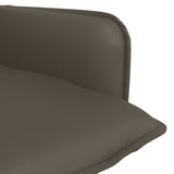 Armchair Grey Faux Leather 42047738