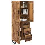 Highboard Old Wood 69.5 x 34 x 180 cm Engineered Wood 3415609