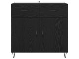 Sideboard Black Oak 69.5 x 34 x 90 cm Engineered Wood 882274