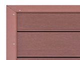 Floor Element for Solar Shower Brown 101x63x55 cm WPC 49065