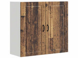 Wall Cabinet PORTO Old Wood 80 x 31 x 100 cm Engineered Wood 885503