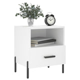 Bedside Cabinets 2 pcs White 40x35x47.5 cm Engineered Wood 827453