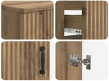 2 Piece Bathroom Cabinet Set HOORN Artisan Oak Engineered Wood 3417557