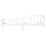 Day Bed without Mattress White 80x200 cm Solid Wood Pine 840368