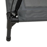 Dog Bed with Canopy Anthracite Oxford Fabric and Steel 172599