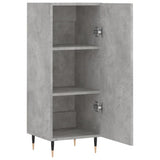 Sideboard Concrete Grey 34.5x34x90 cm Engineered Wood 828520