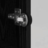 Highboard Black Oak 35 x 37 x 142 cm Engineered Wood 882903