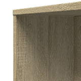 Narrow Bathroom Cupboard with Wheels Sonoma Oak Engineered Wood 855297