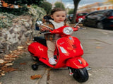 Kids Ride On Motorcycle, 6V, W/LED Lights-Red T3398P348151