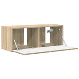 TV Wall Cabinet Sonoma 78.5 x 31 x 29.5 cm Engineered Wood 892213