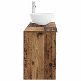 Bathroom Furniture Set 2 pcs Old Wood Engineered Wood 3403878