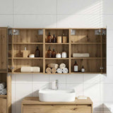 Bathroom Cabinet Set 3 pcs 140 x 14.5 x 70 cm Engineered wood 3403783