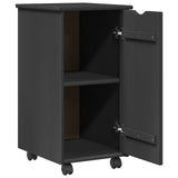 Desk Cabinet Set 2 pcs Grey Solid Pine Wood 3438782
