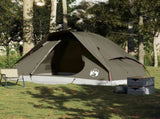Family Tent Dome 6-Person Brown Waterproof 4009646