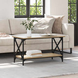 Coffee Table Artisan oak 80 x 45 x 45.5 cm Engineered wood 875732