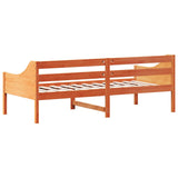 Day Bed without Mattress Wax Brown 80x200 cm Solid Wood Pine 842829