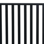 Garden Bench Black 104 x 54 x 93cm Steel 42008117