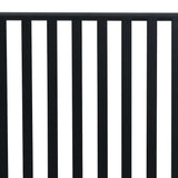 Garden Bench Black 104 x 54 x 93cm Steel 42008117