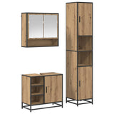 Bathroom Furniture Set 3 pcs Artisan Oak Engineered Wood 3402439