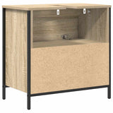Bathroom Basin Cabinet with Drawers Sonoma Oak 60x34.5x60 cm 861883