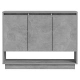 Sideboard Concrete Grey 97x31x75 cm Engineered Wood 809534