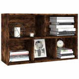 Book Cabinet/Sideboard Smoked Oak 50x25x80 cm Engineered Wood 826611