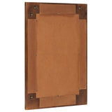 Bathroom Mirror Walnut 50 x 70 x 2.5 cm Solid Mango Wood 4018255