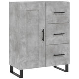 Highboard Concrete Grey 69.5x34x180 cm Engineered Wood 3190049