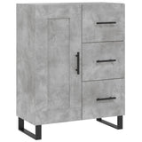 Highboard Concrete Grey 69.5x34x180 cm Engineered Wood 3190049