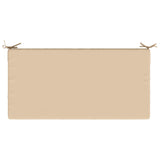 Seat Cushion SOEST 100% Polyester Cream 120 x 80 x 10 cm 946800