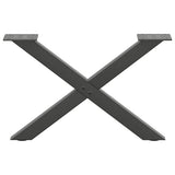 Coffee Table Legs X-Shaped 2 pcs Anthracite 50x cm Steel 4012878