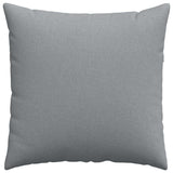 Sofa Pillows 2 pcs Light Grey 80 x 80 cm Fabric 42014040