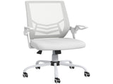 Mesh Office Chair, Computer Desk Chair with Flip-up Armrests, Lumbar Back Support and Swivel Wheels, T3398P344196