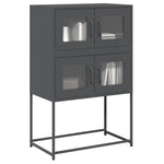 ZNTS Highboard Anthracite 68x39x107 cm Steel 853346