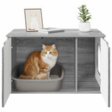 Cat House Grey Sonoma 85 x 55 x 50.5 cm Engineered Wood 8000722