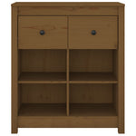 Sideboard Honey Brown 70x35x80 cm Solid Wood Pine 813767